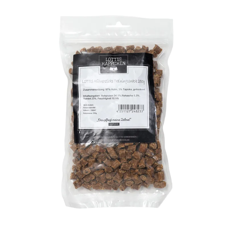 LOTTIS HÄPPCHEN Hühnersnacks Trainingssnack 250 g Sonderaktion